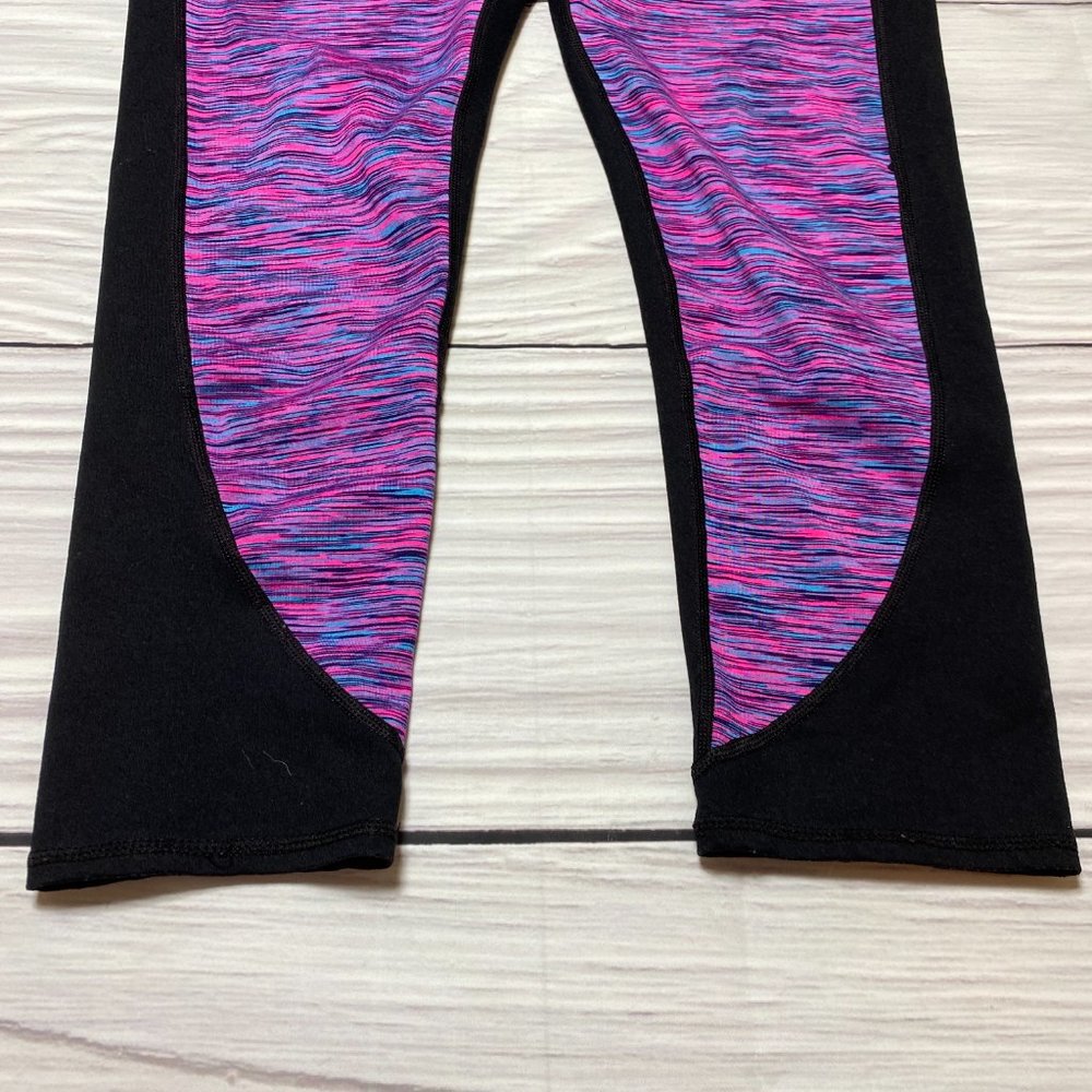 Fabletics Sydney Space Dye Leggings Pink Black - Picture 6 of 16